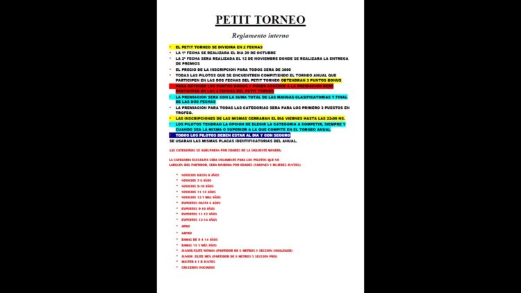 SE VIENE EL ULTIMO PETIT DEL AÑO