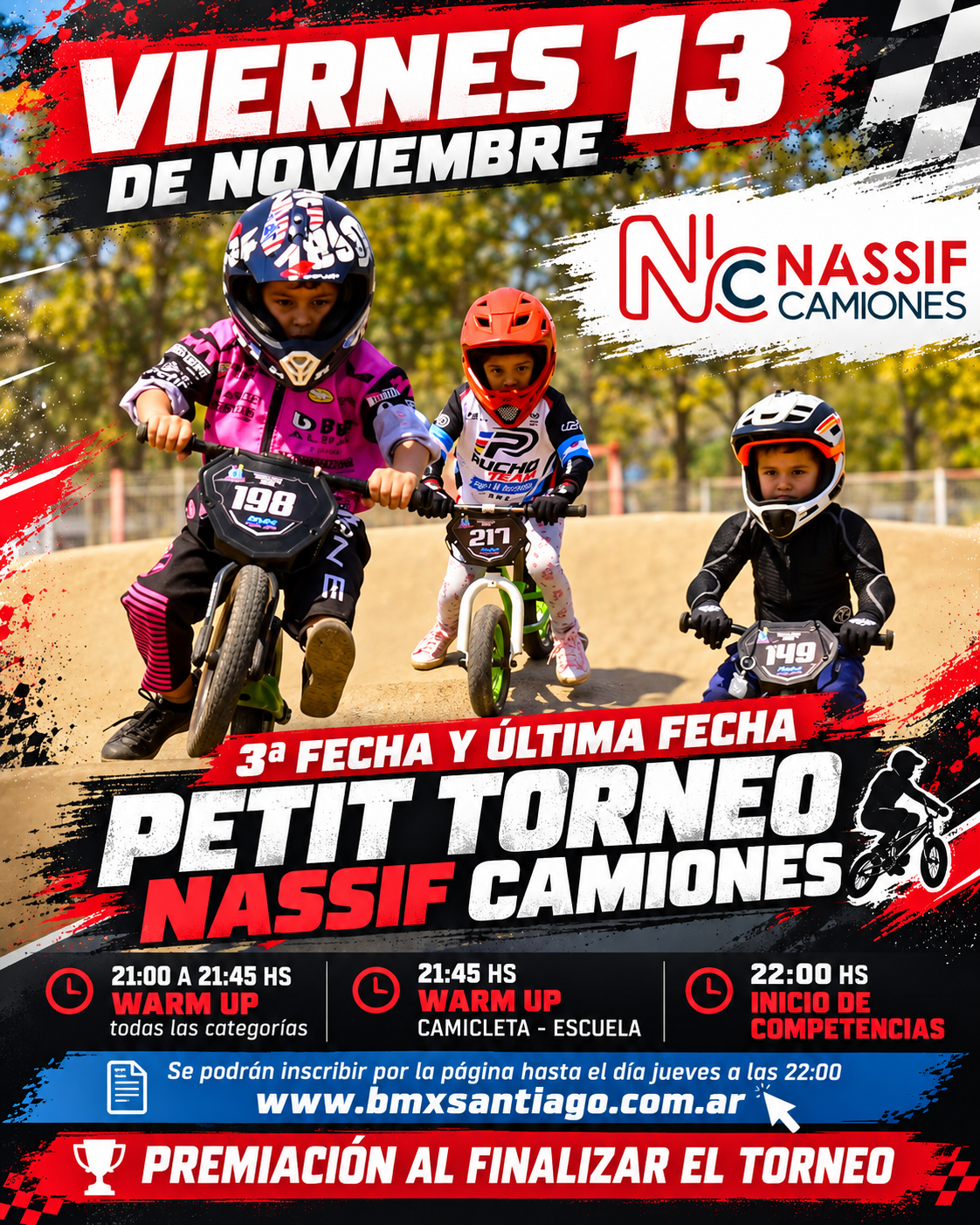 🏁 3ª Y ÚLTIMA FECHA – PETIT TORNEO NASSIF CAMIONES